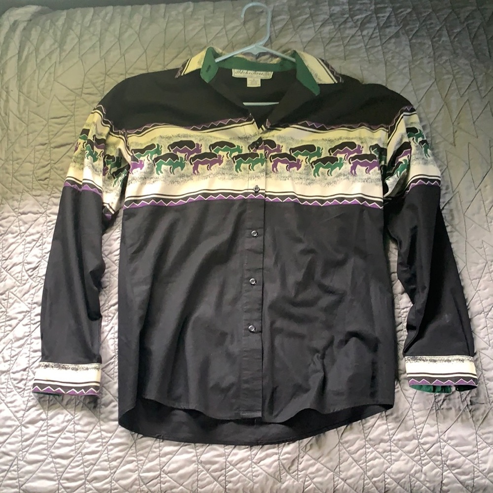 long sleeve buffalo polo